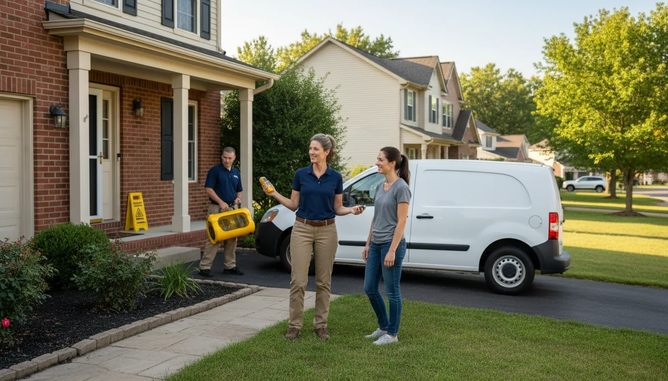 Water restoration image for Dehumidification And Cleanup Services in Lebec, CA